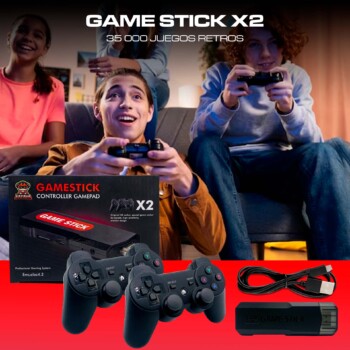 COMBO CONSOLA GAME STICK GD10 X2 4K + PROTECTOR GRIP UNIVERSAL CONTROL