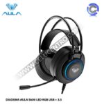 DIADEMA GAMING AULA S600 LED RGB USB + 3.5