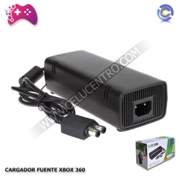 cargador fuente xbox 360
