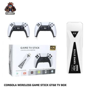 consola game stick gt68 tvbox 4k 64gb
