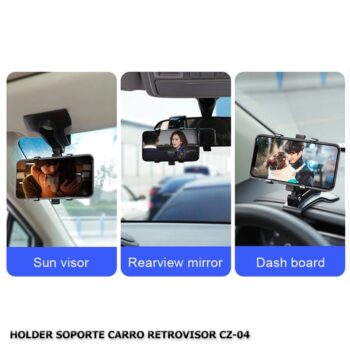 holder soporte carro retrovisor cz 04