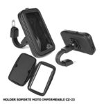 holder soporte moto impermeable cz 23
