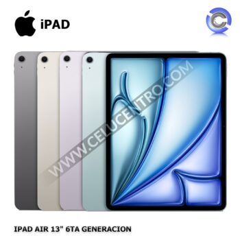 apple ipad air 13" 256gb *m2 6 generacion* *wifi*