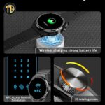 smartwatch tg h4 max carga magnetica