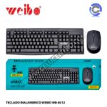 combo teclado mouse weibo b012 inalambrico